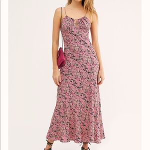 NWT Free People Bon Voyage Midi Dress